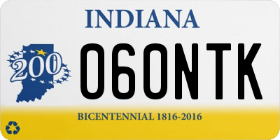 IN license plate 060NTK