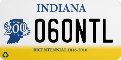 IN license plate 060NTL