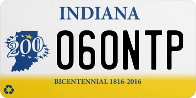 IN license plate 060NTP