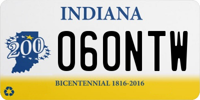 IN license plate 060NTW