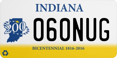 IN license plate 060NUG