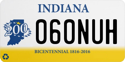 IN license plate 060NUH