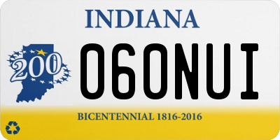 IN license plate 060NUI