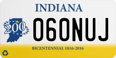 IN license plate 060NUJ