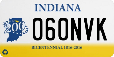 IN license plate 060NVK