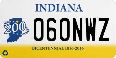 IN license plate 060NWZ