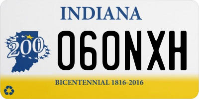 IN license plate 060NXH