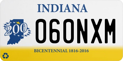 IN license plate 060NXM