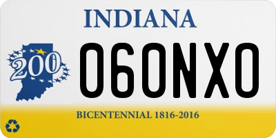 IN license plate 060NXO