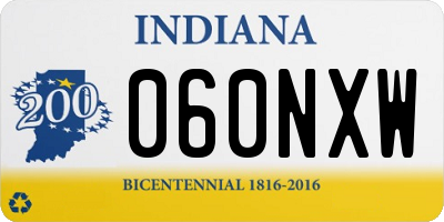 IN license plate 060NXW