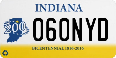 IN license plate 060NYD
