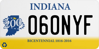 IN license plate 060NYF