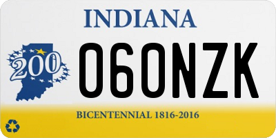 IN license plate 060NZK