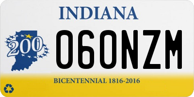 IN license plate 060NZM