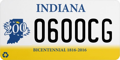 IN license plate 060OCG