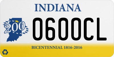 IN license plate 060OCL