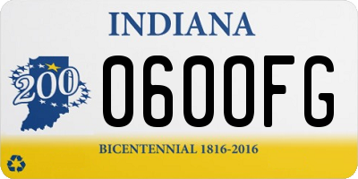 IN license plate 060OFG