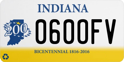 IN license plate 060OFV