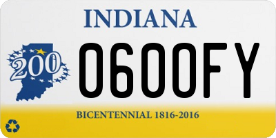 IN license plate 060OFY