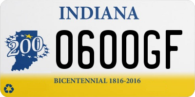 IN license plate 060OGF