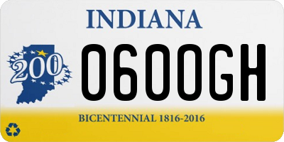 IN license plate 060OGH