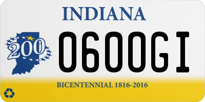 IN license plate 060OGI