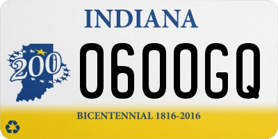IN license plate 060OGQ
