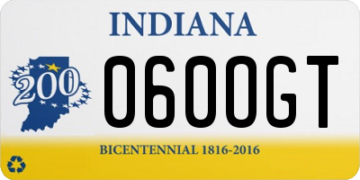 IN license plate 060OGT