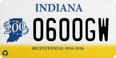 IN license plate 060OGW