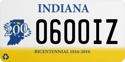 IN license plate 060OIZ