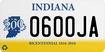 IN license plate 060OJA