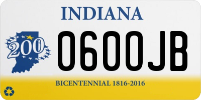 IN license plate 060OJB