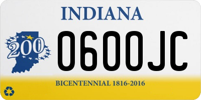 IN license plate 060OJC