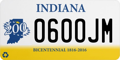 IN license plate 060OJM