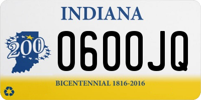 IN license plate 060OJQ