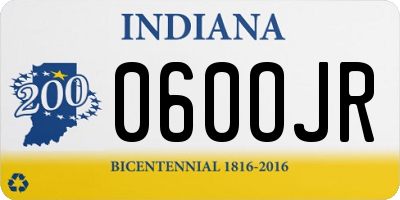 IN license plate 060OJR