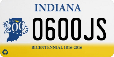 IN license plate 060OJS