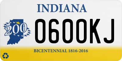 IN license plate 060OKJ
