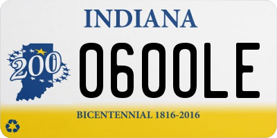 IN license plate 060OLE