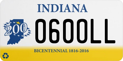 IN license plate 060OLL