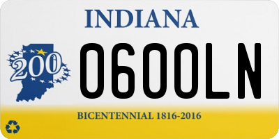IN license plate 060OLN