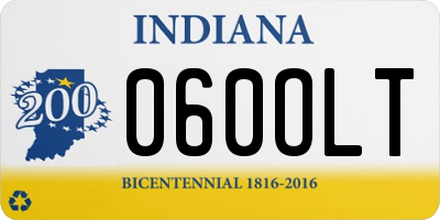 IN license plate 060OLT