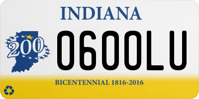 IN license plate 060OLU
