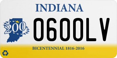 IN license plate 060OLV