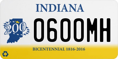 IN license plate 060OMH
