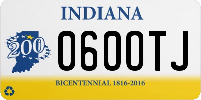 IN license plate 060OTJ