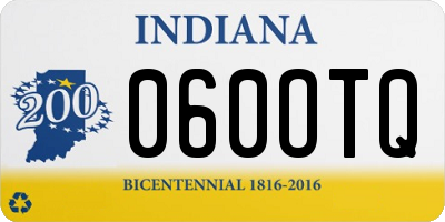 IN license plate 060OTQ