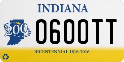 IN license plate 060OTT