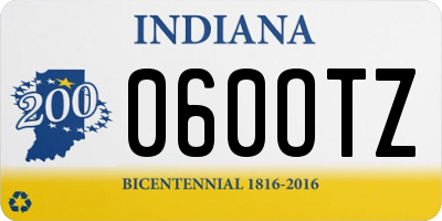 IN license plate 060OTZ