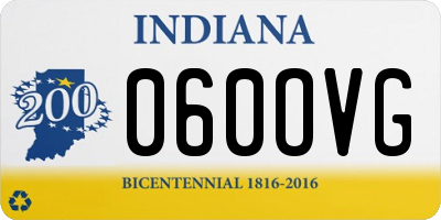 IN license plate 060OVG
